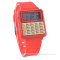 g Digital Sports Calculator Shock Siliocne Watch